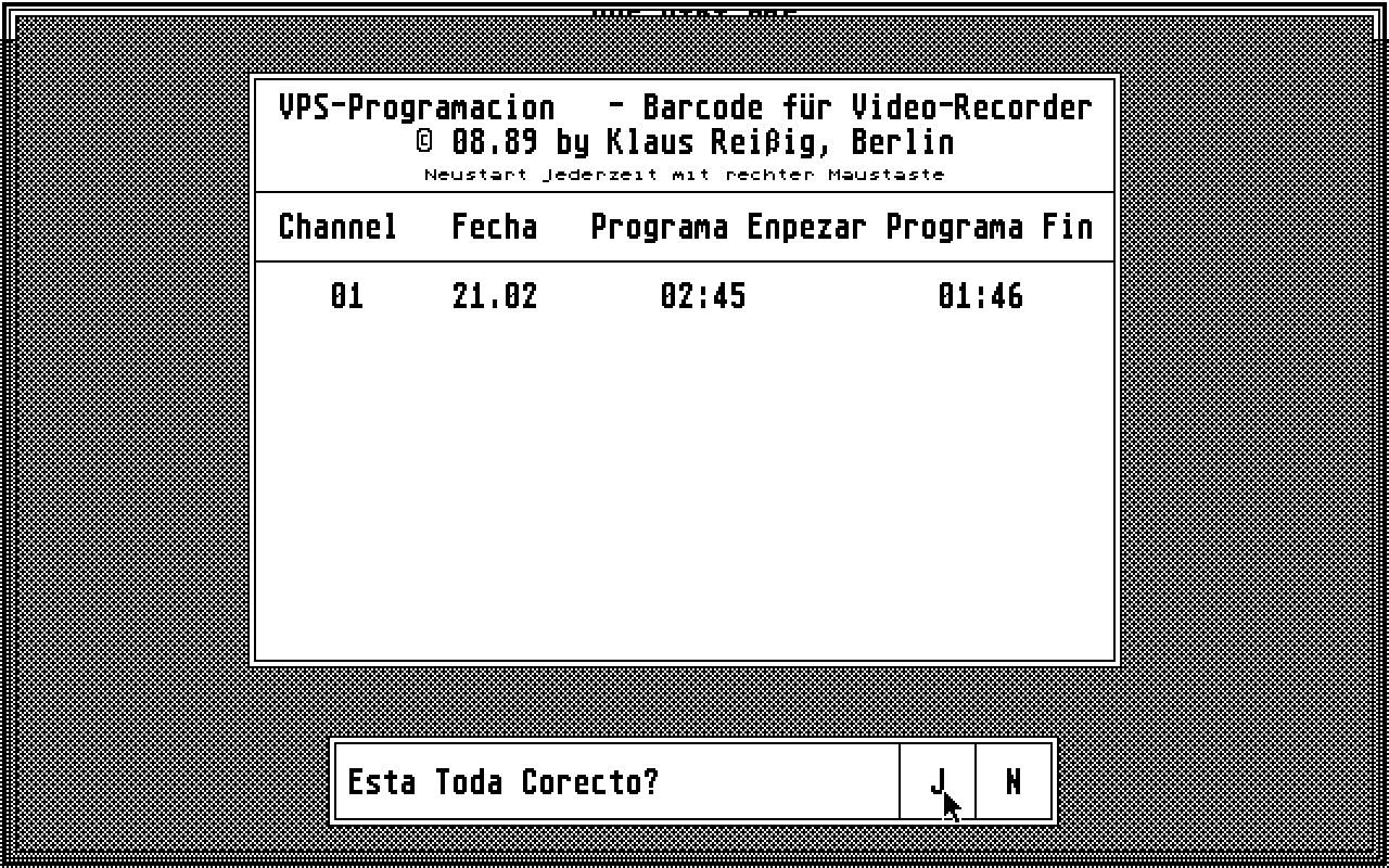 Barcode atari screenshot